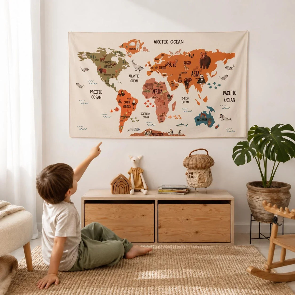 Beyond Decoration: Why Every Child’s Room Needs a World Map