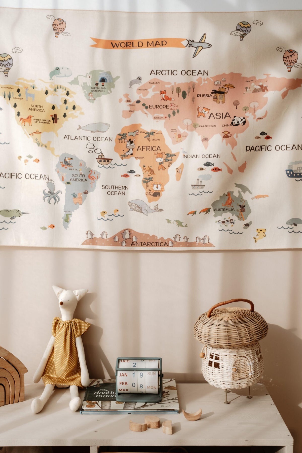 Dreamland World Map Wall Decor product image 11 by Dos Junior