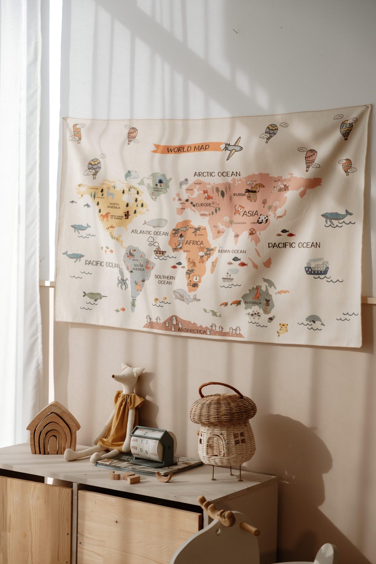 Dreamland World Map Wall Decor product image 5 by Dos Junior