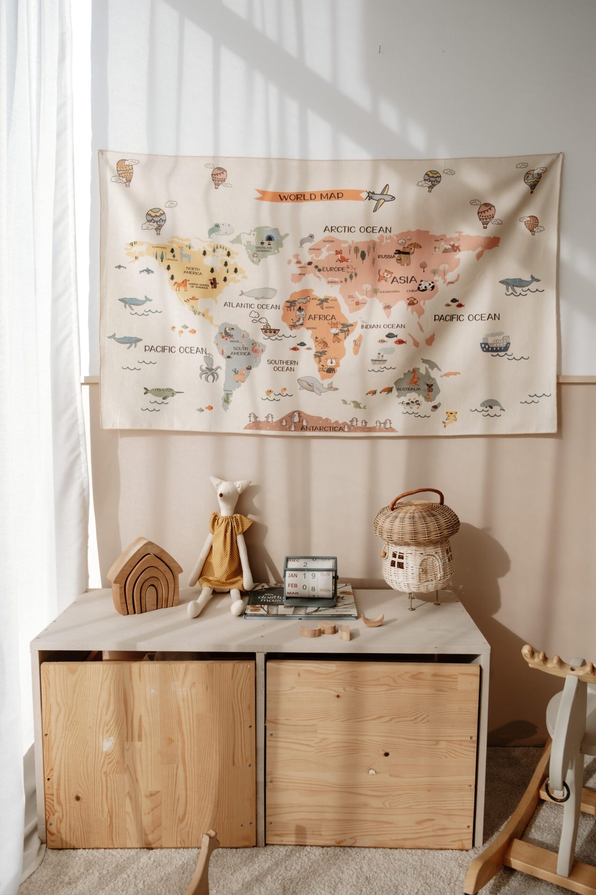 Dreamland World Map Wall Decor product image 3 by Dos Junior