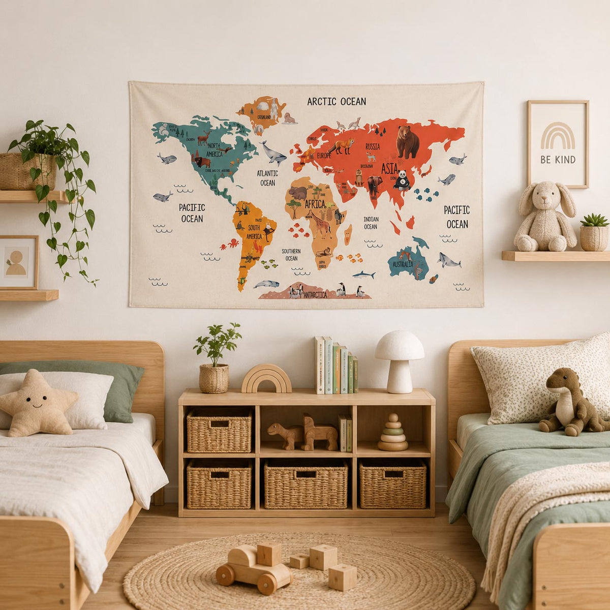 Adventure World Map Wall Decor product image 6 by Dos Junior