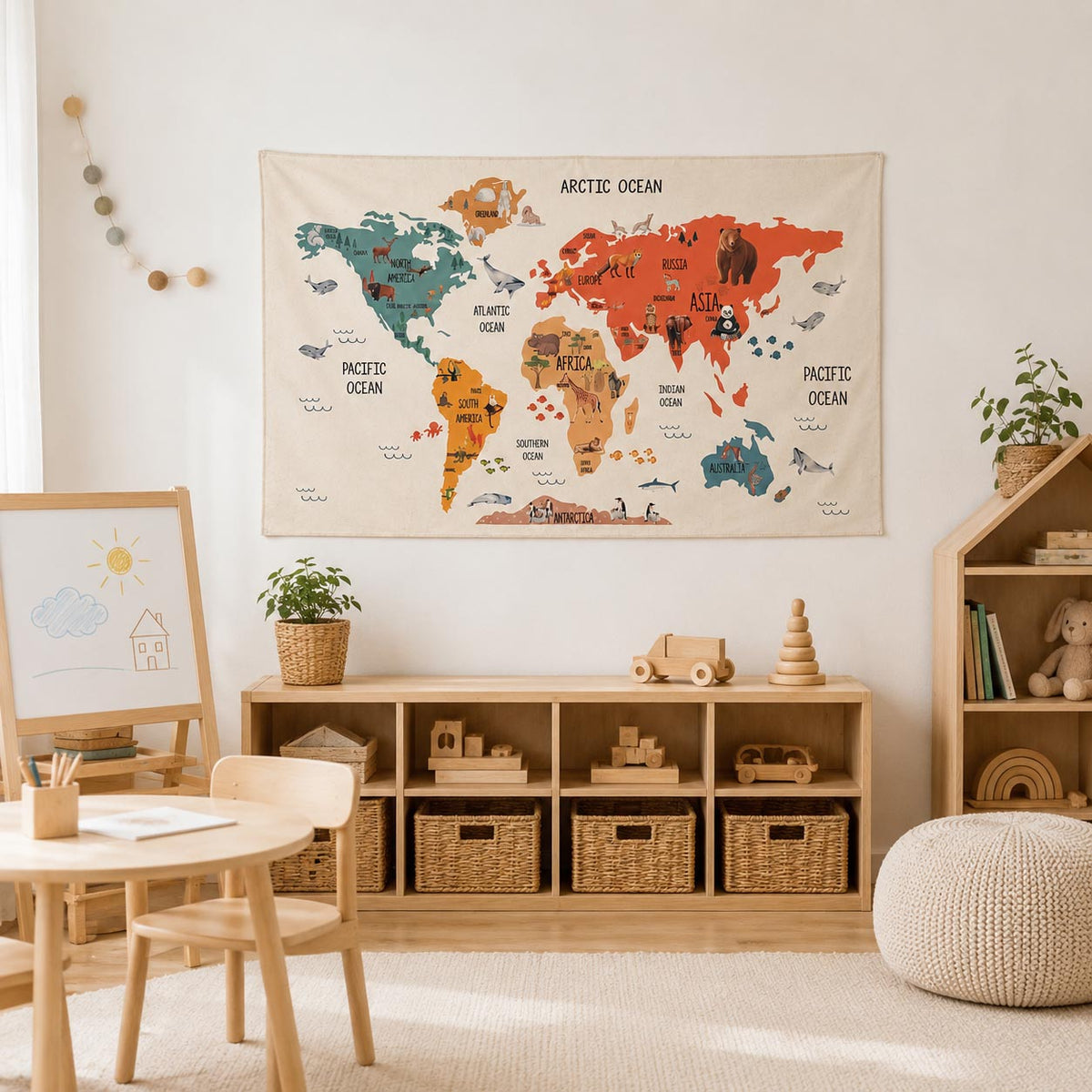 Adventure World Map Wall Decor product image 5 by Dos Junior