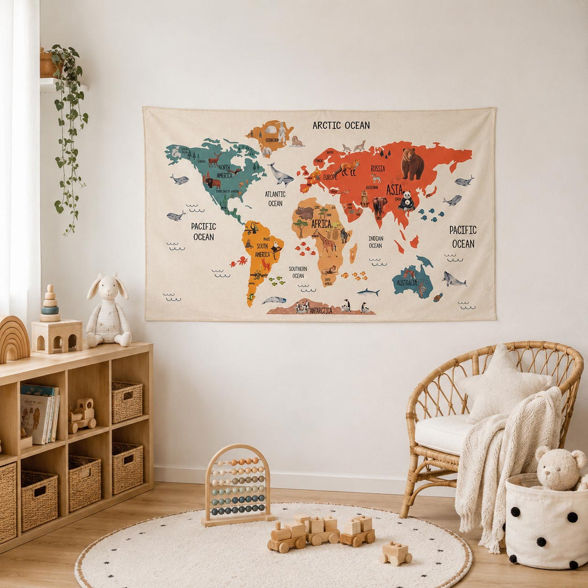 Adventure World Map Wall Decor product image 3 by Dos Junior