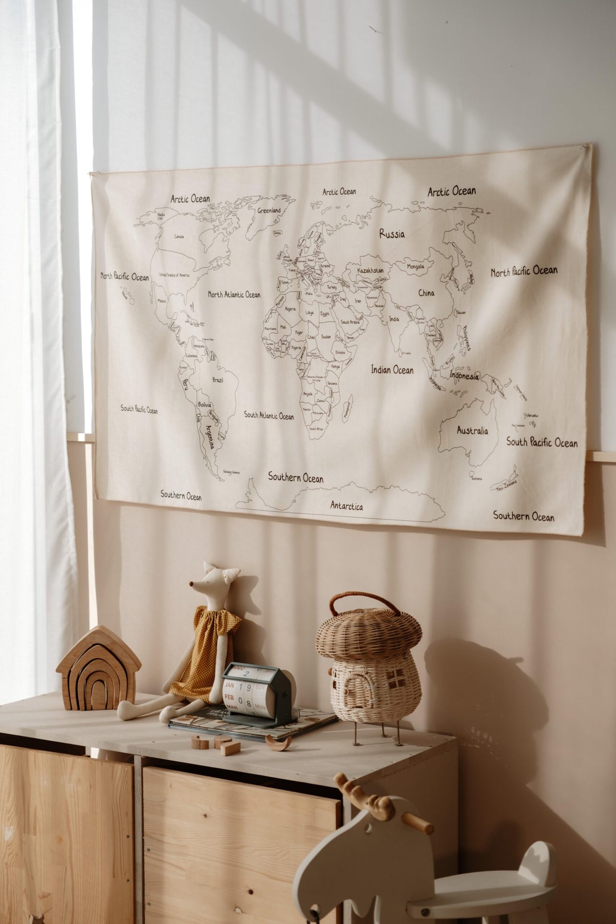 Around the World Map Wall Decor product image 4 by Dos Junior