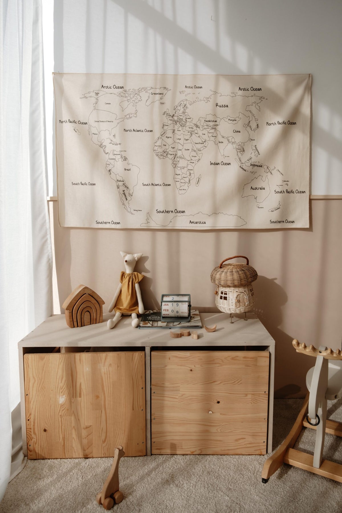 Around the World Map Wall Decor product image 6 by Dos Junior