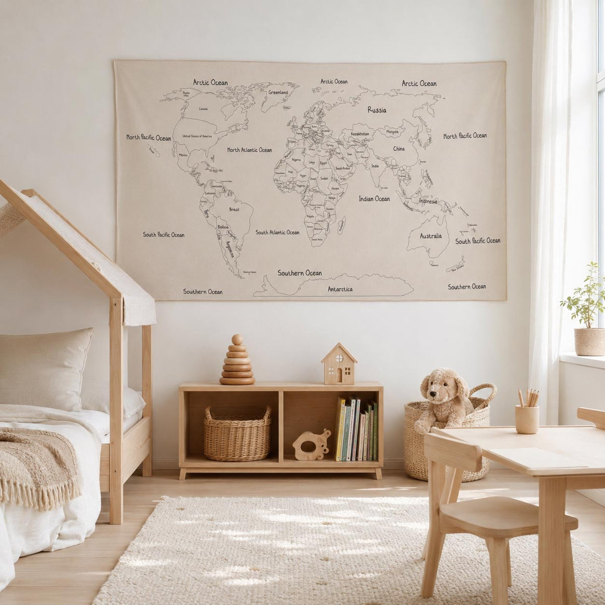 Around the World Map Wall Decor product image 5 by Dos Junior