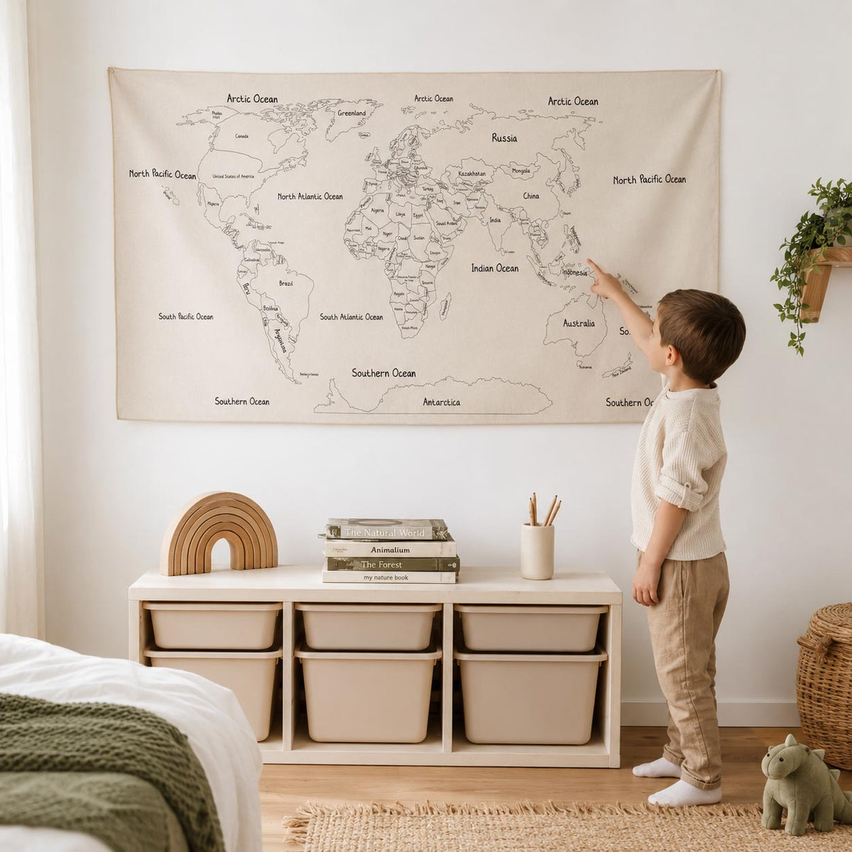 Around the World Map Wall Decor product image 10 by Dos Junior