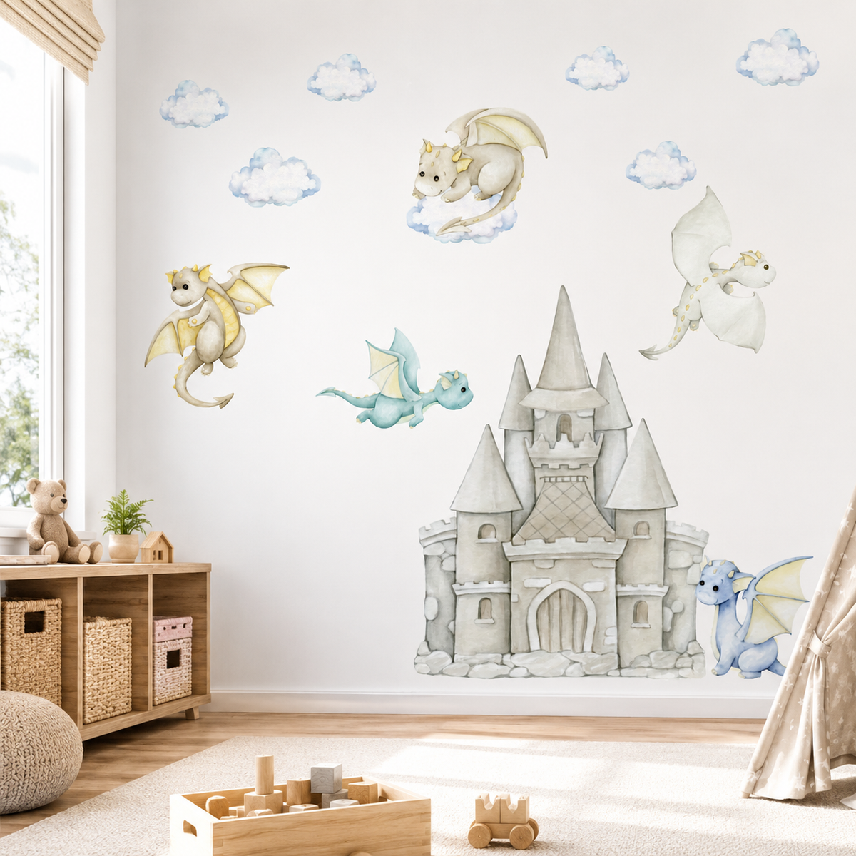 Baby Dragon Wall Decal