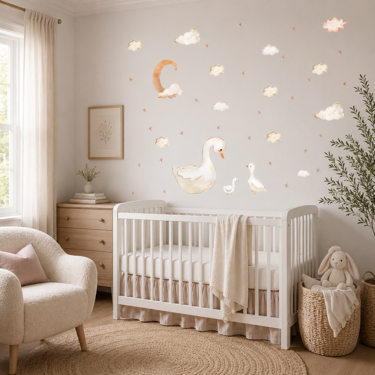Baby and Mom Duck Textile Decals product image 9 by Dos Junior