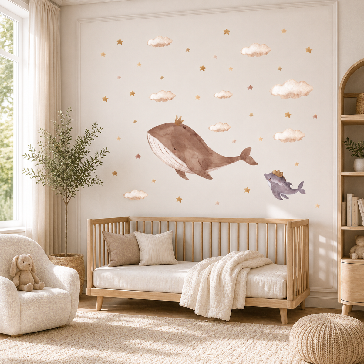 Baby and Mom Whale Textile Decal product image 7 by Dos Junior
