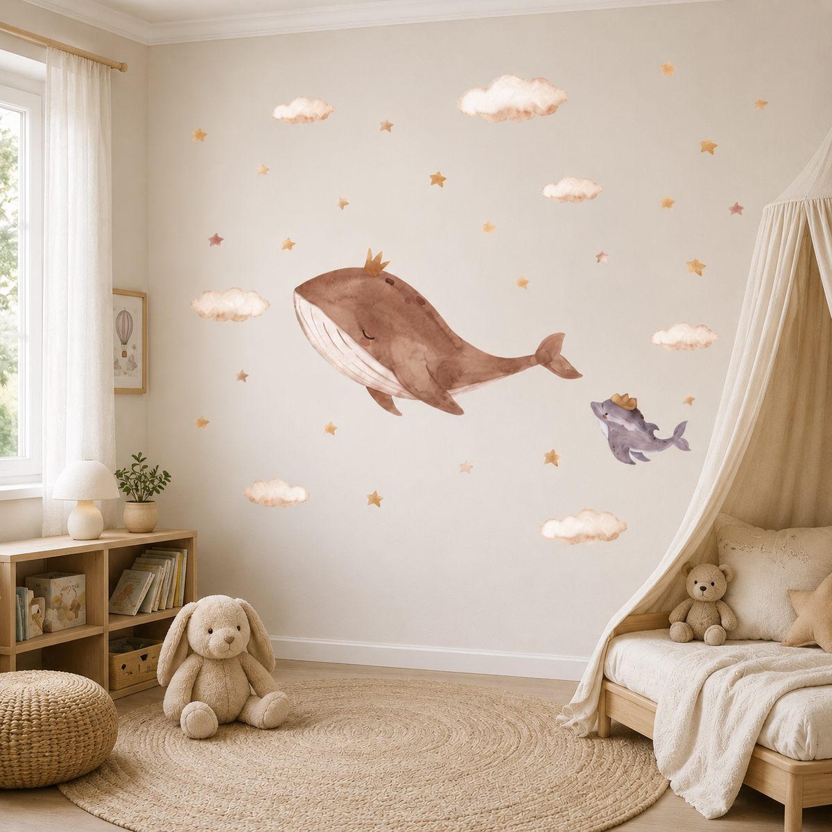 Baby and Mom Whale Textile Decal product image 8 by Dos Junior