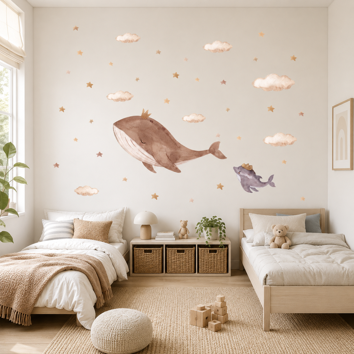 Baby and Mom Whale Textile Decal product image 9 by Dos Junior