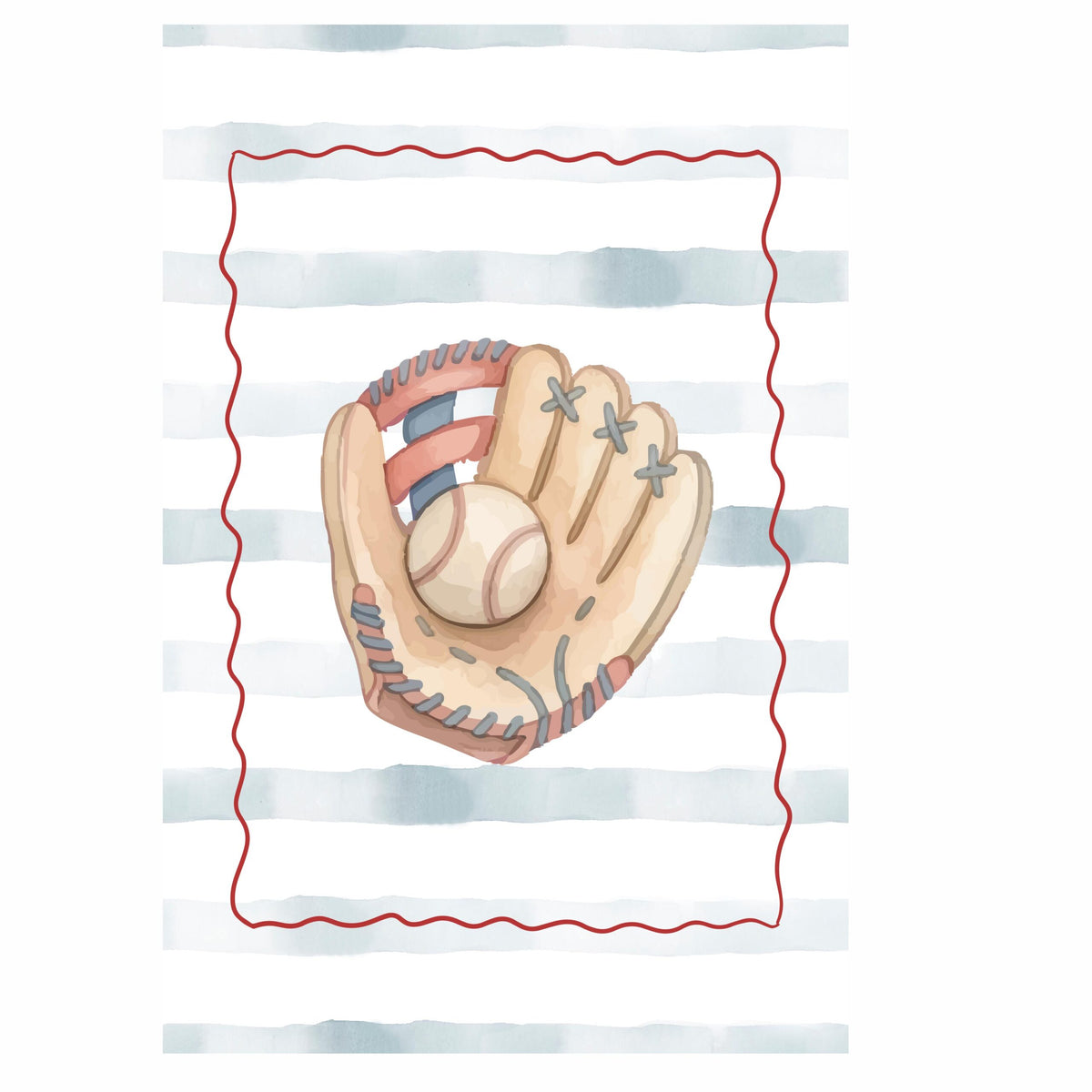 Baseball Glove Fabric Wall Art Print product image 5 by Dos Junior