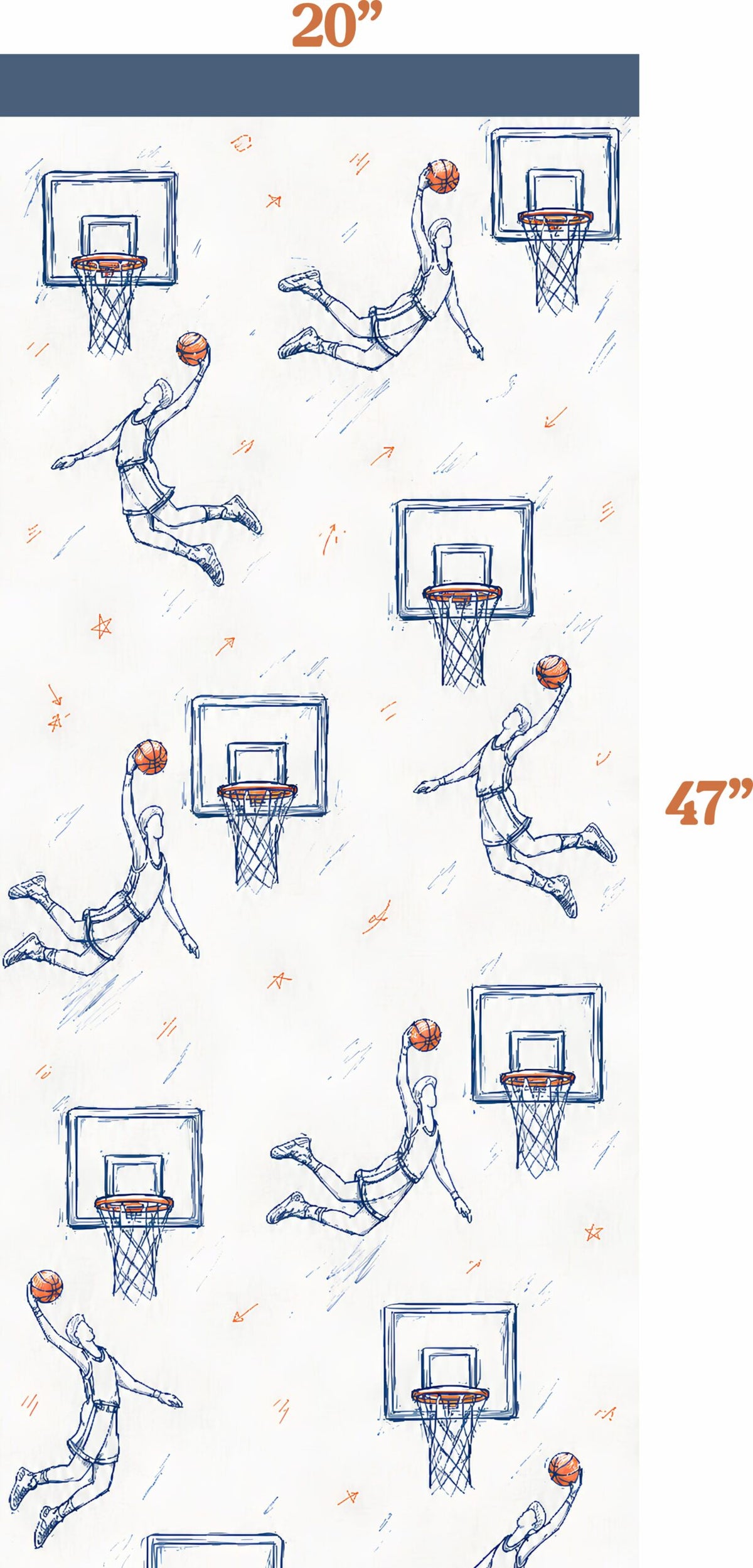 Basketball Wainscoting product image 8 by Dos Junior