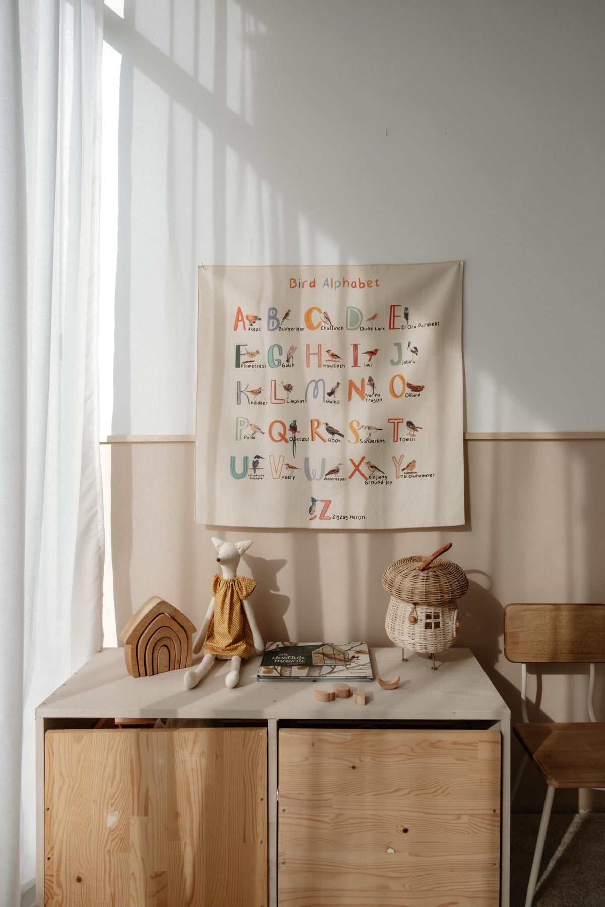 Bird Alphabet Wall Hanging product image 10 by Dos Junior
