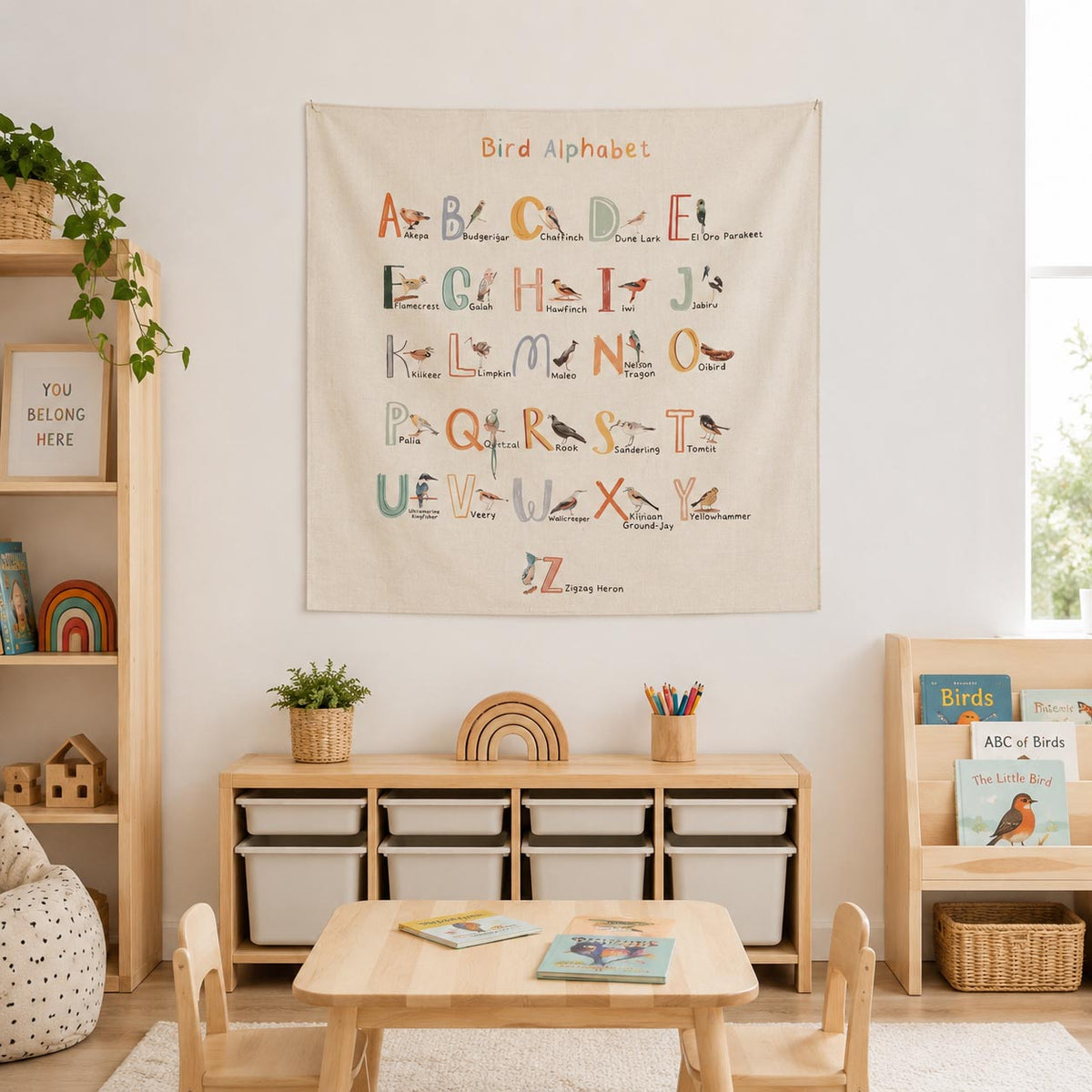 Bird Alphabet Wall Hanging product image 7 by Dos Junior