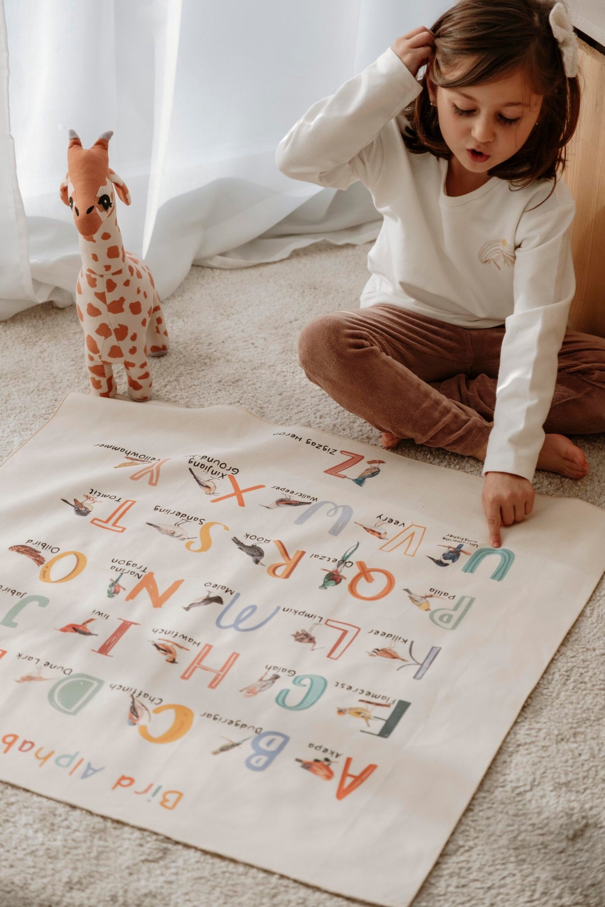 Bird Alphabet Wall Hanging product image 3 by Dos Junior