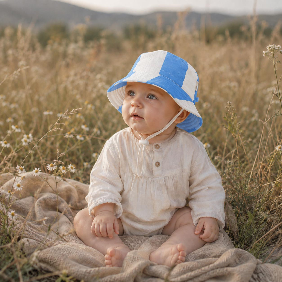 Blue Stripe Baby Hat product image 4 by Dos Junior