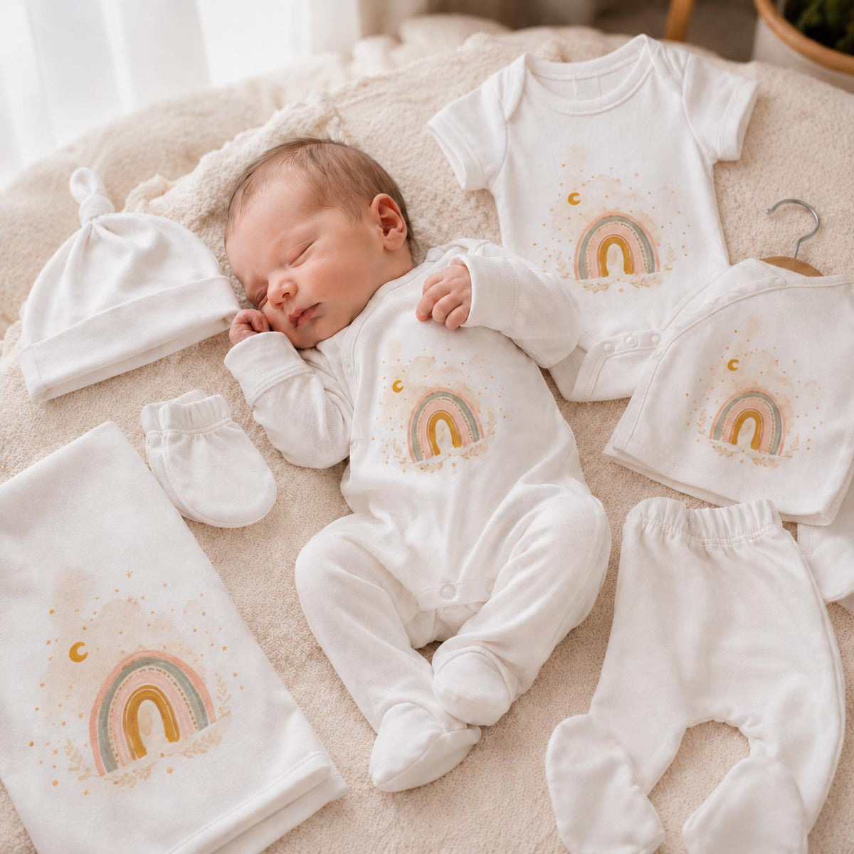 Boho Newborn Coming Home Outfit Set product image 4 by Dos Junior