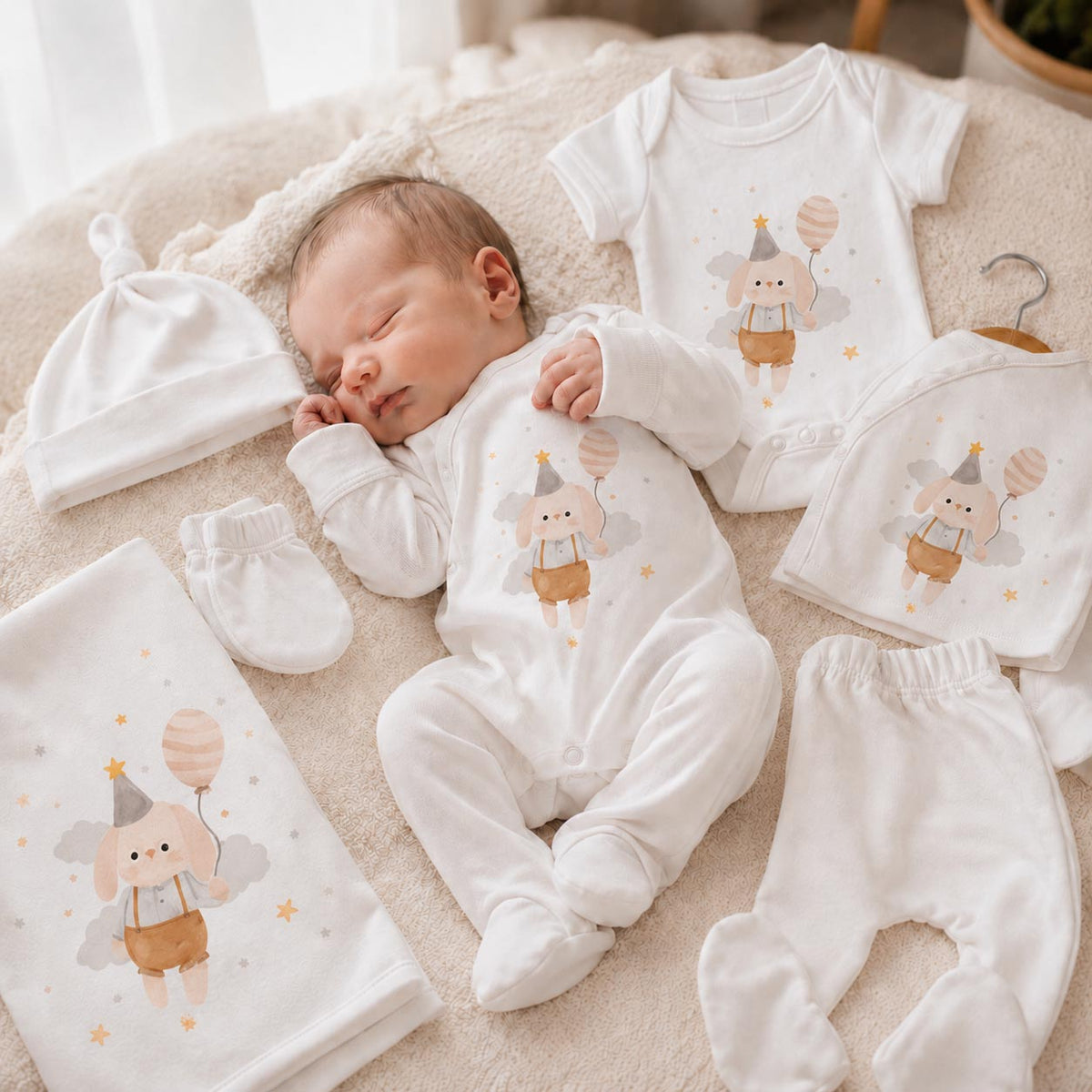 Bunny Newborn Coming Home Outfit Set product image 4 by Dos Junior
