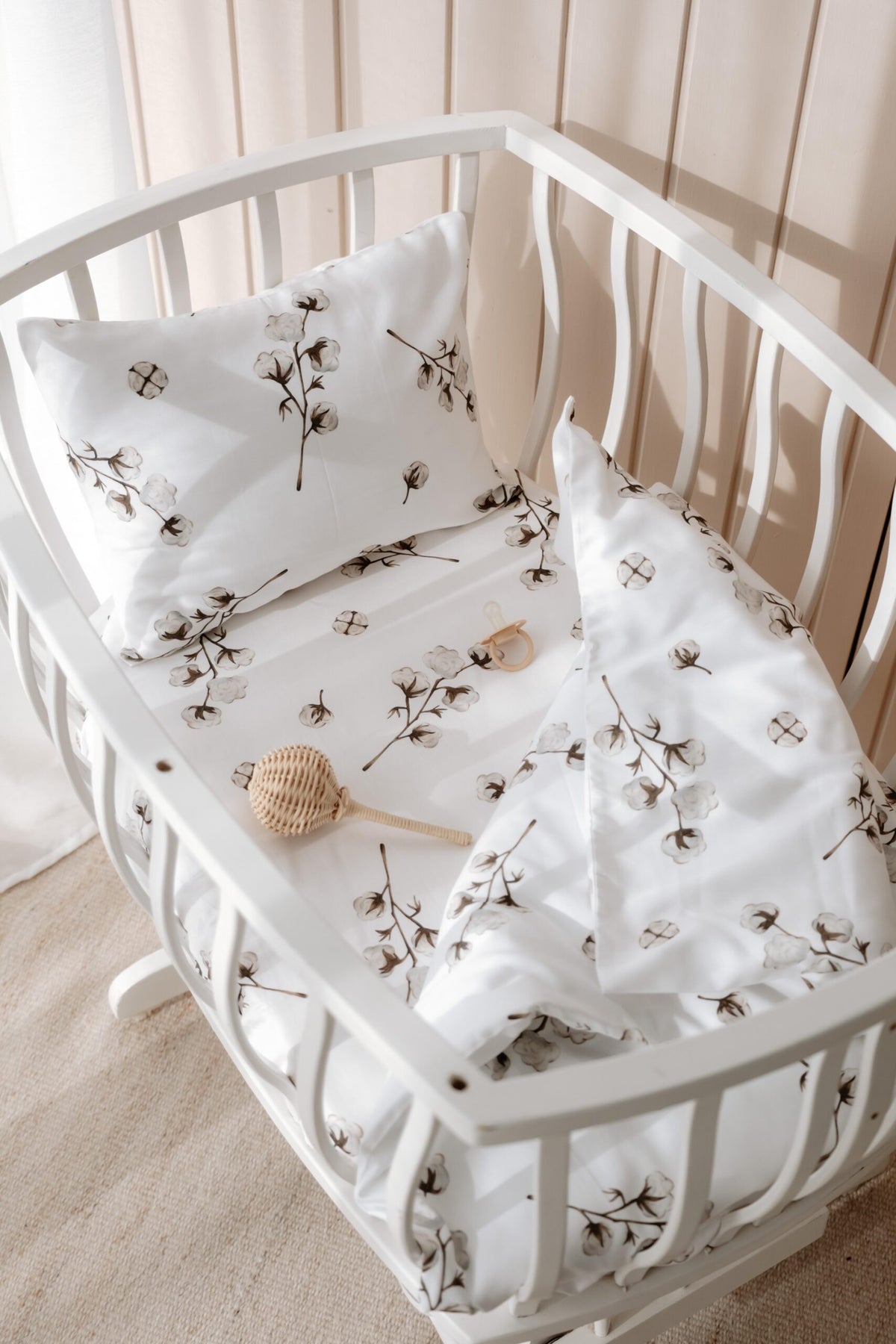 Cotton Flower Bedding Set