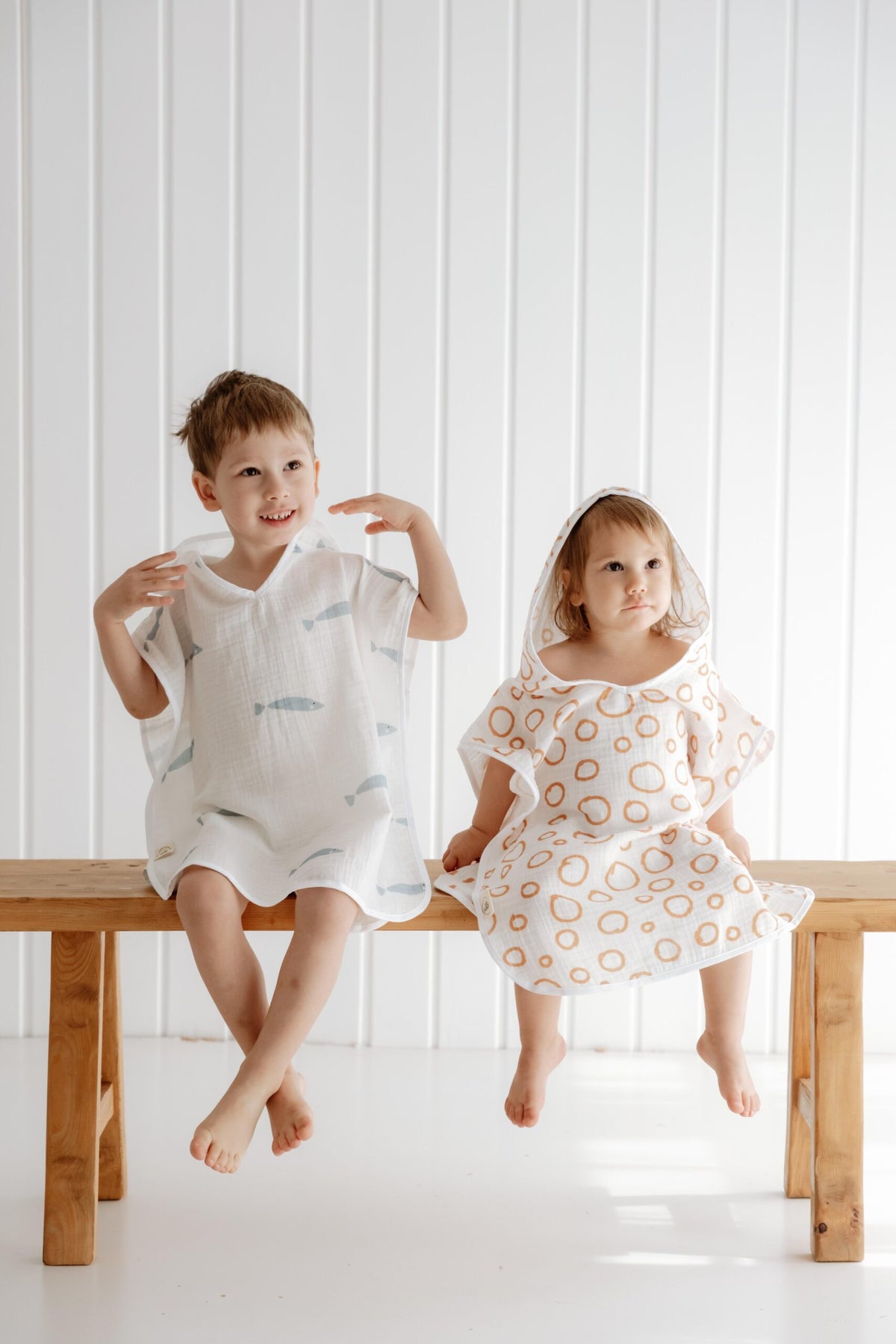 Marine Hooded Towel Poncho for Kids product image 4 by Dos Junior