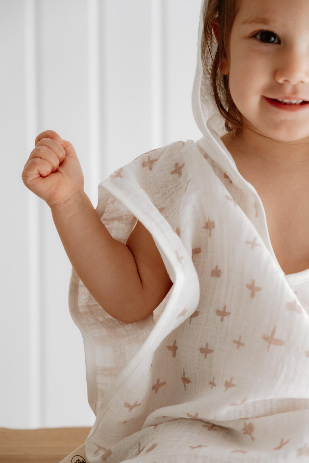 Love Hooded Towel Poncho for Kids