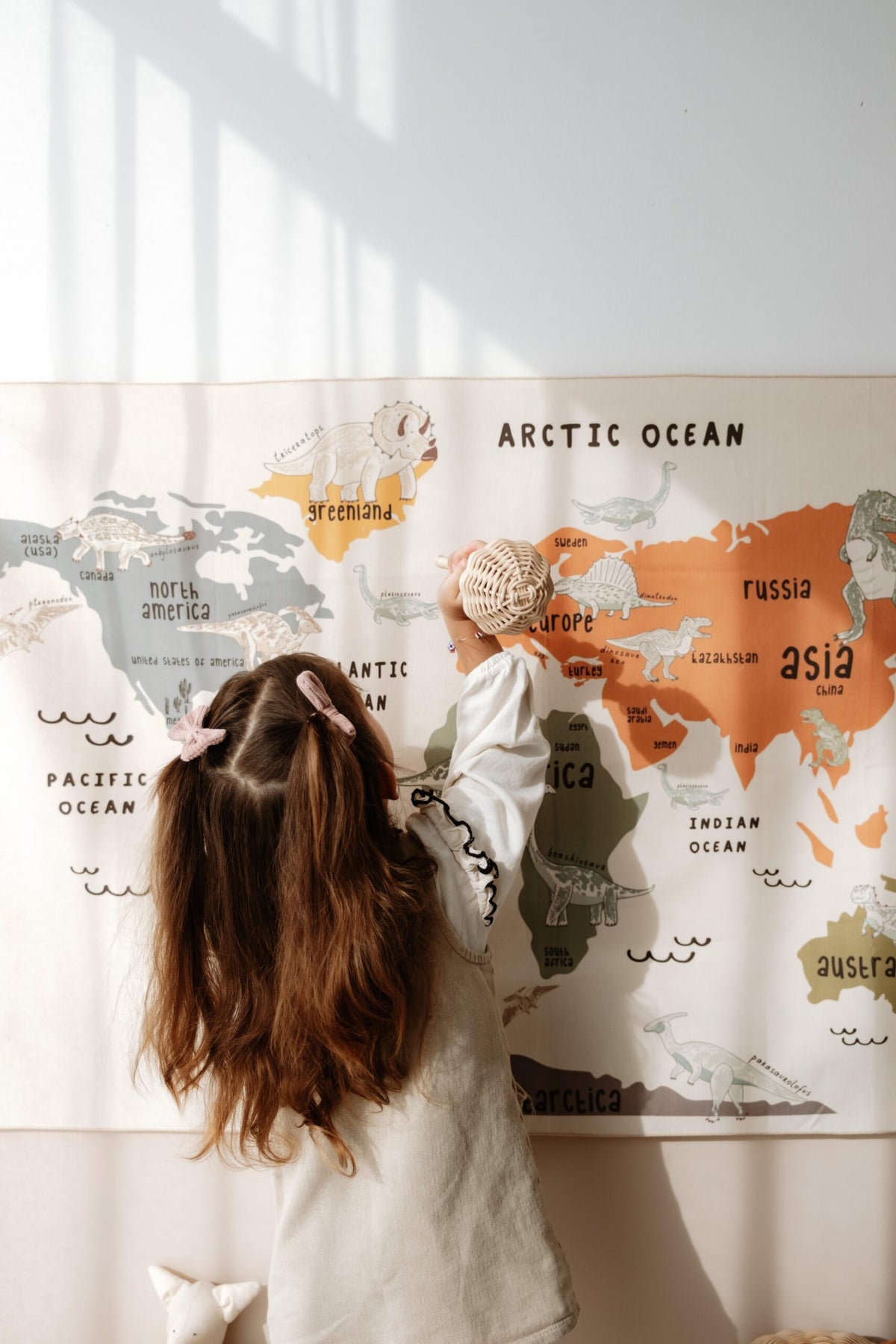 Dino World Map Wall Decor product image 8 by Dos Junior