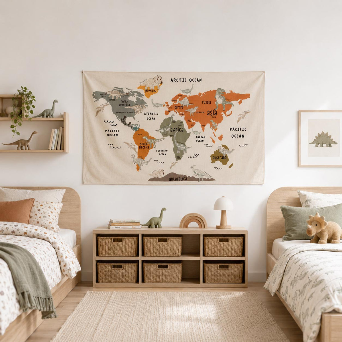 Dino World Map Wall Decor product image 5 by Dos Junior