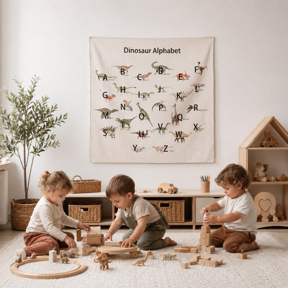 Dinosaur Alphabet Wall Decor product image 11 by Dos Junior