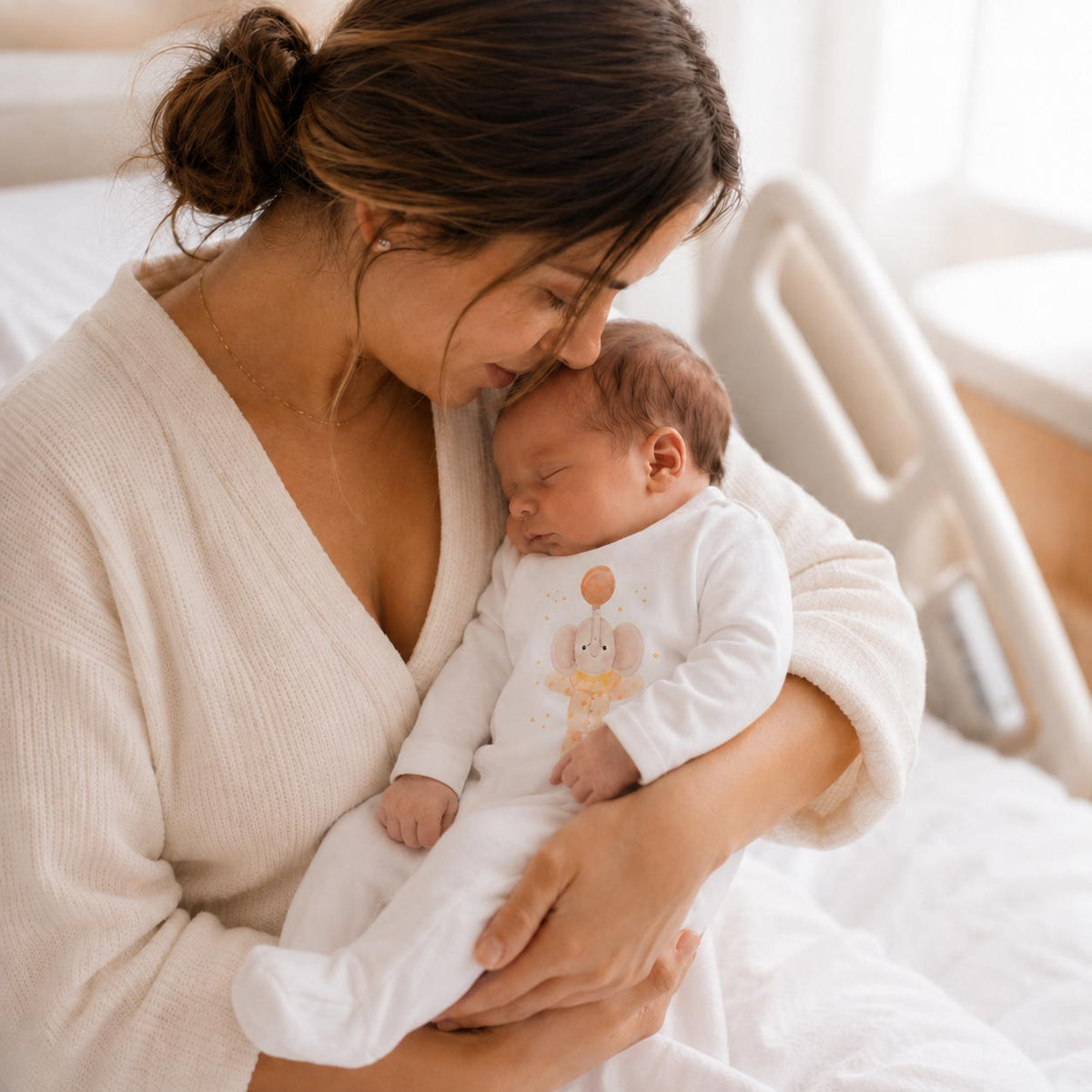 Elephant Newborn Coming Home Outfit Set