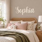 Custom Name Glitter Wall Decal