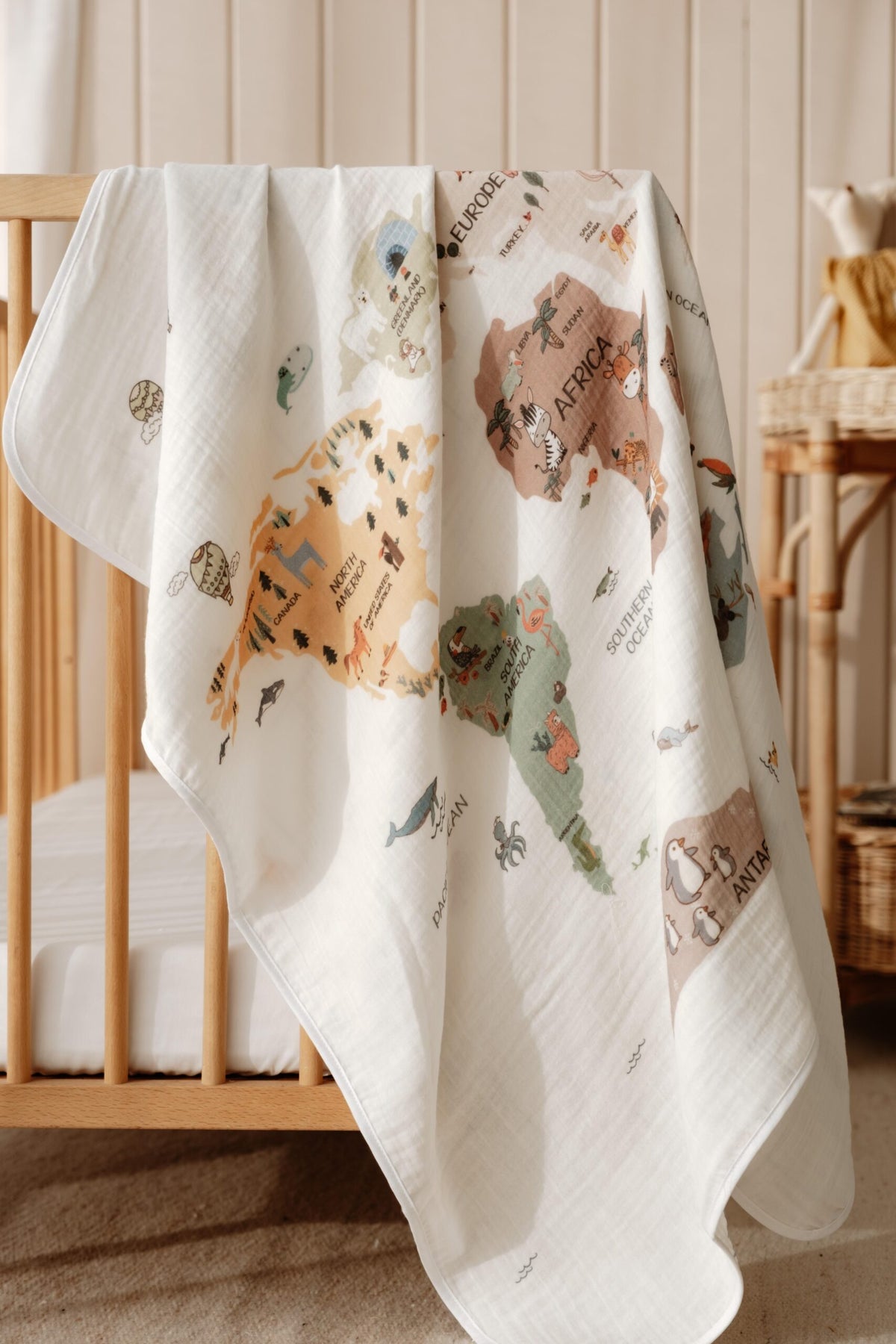 World Map Blanket & Cover product image 4 by Dos Junior