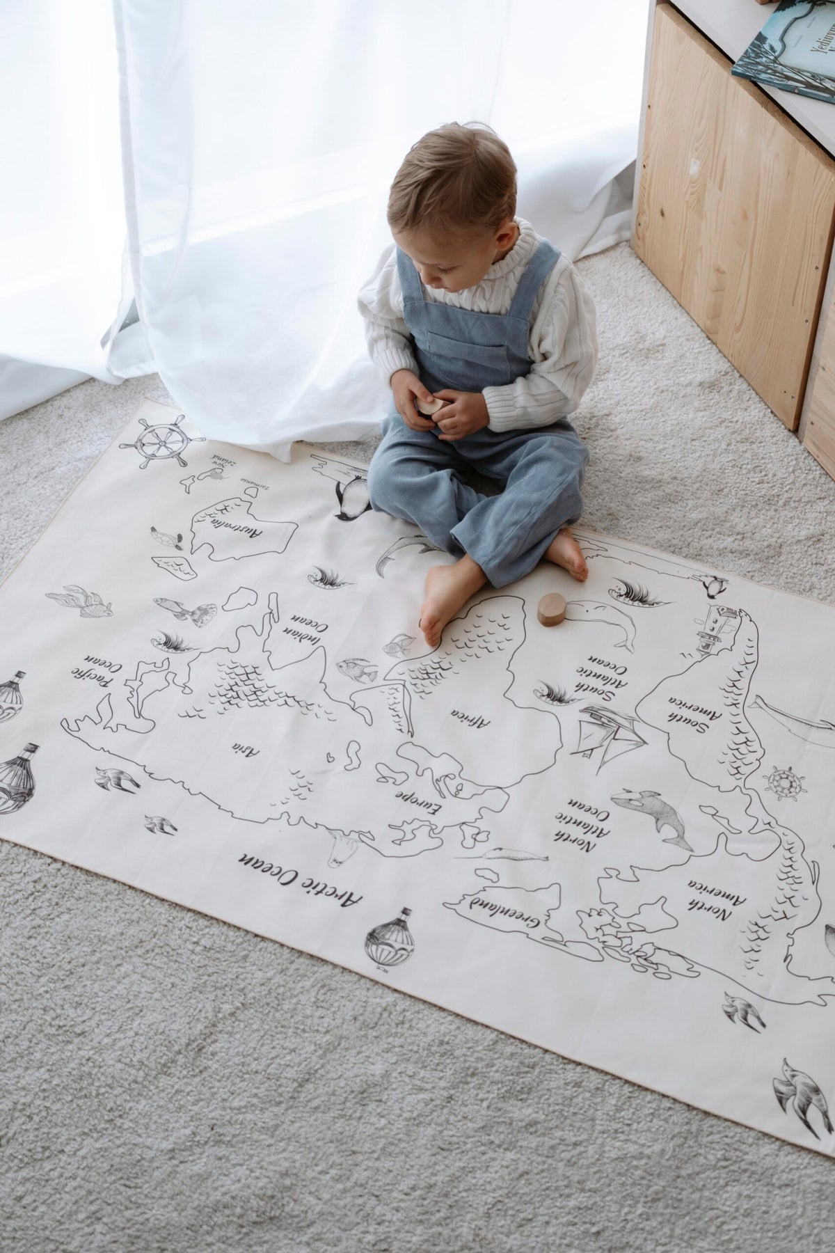 Heritage World Map Wall Decor product image 2 by Dos Junior