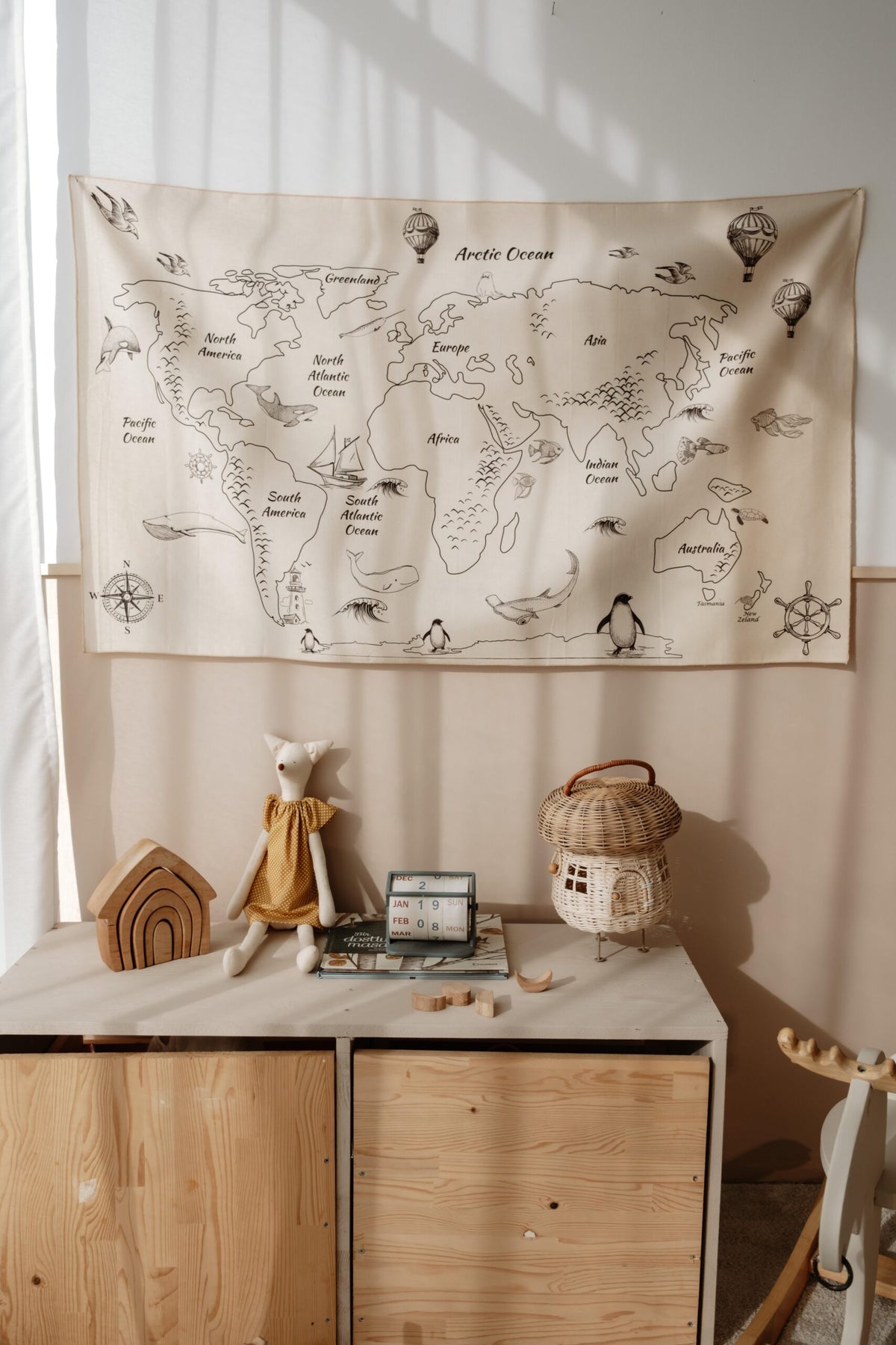 Heritage World Map Wall Decor product image 11 by Dos Junior