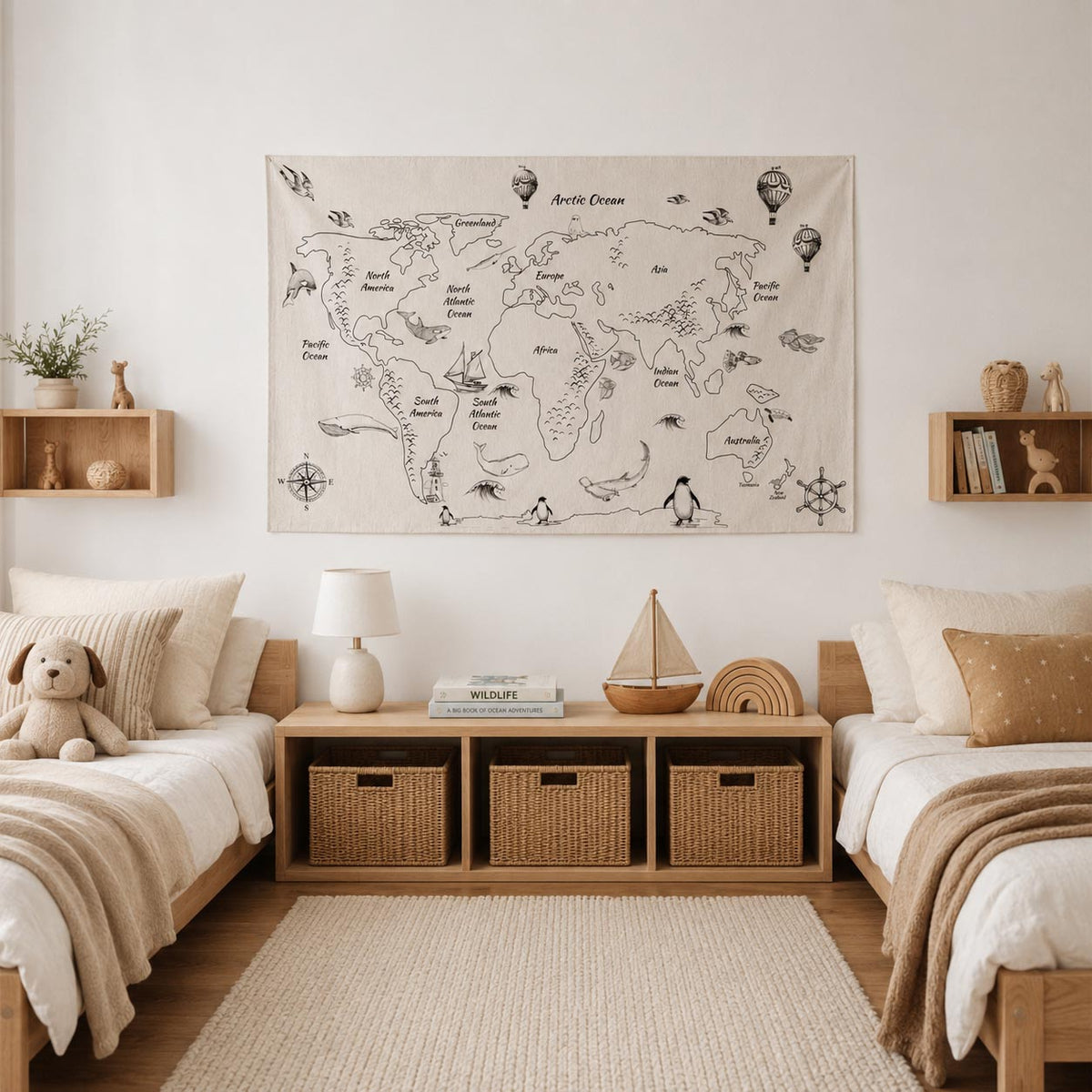 Heritage World Map Wall Decor product image 12 by Dos Junior