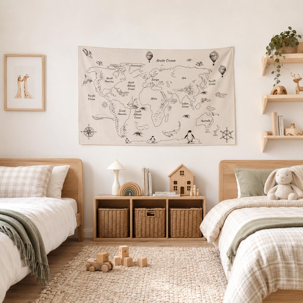 Heritage World Map Wall Decor product image 6 by Dos Junior