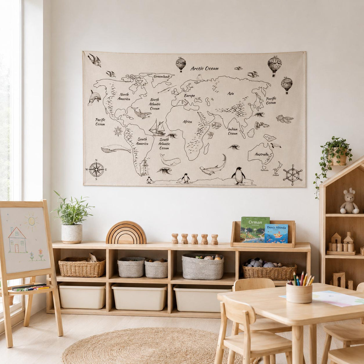 Heritage World Map Wall Decor product image 5 by Dos Junior