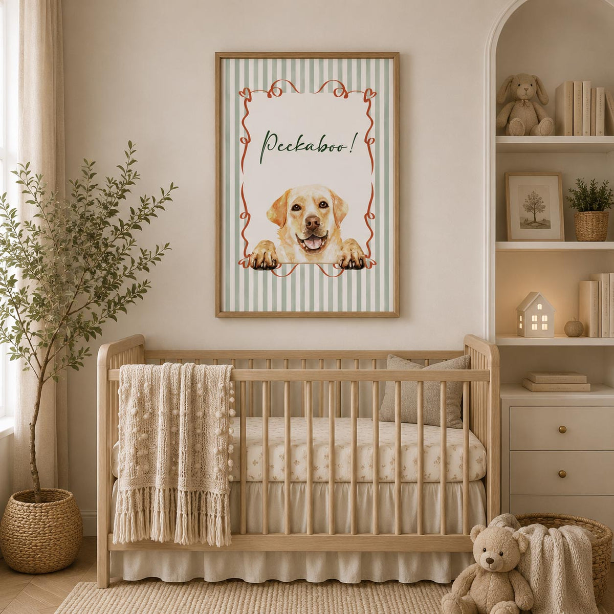 Labrador Fabric Wall Art Print product image 2 by Dos Junior
