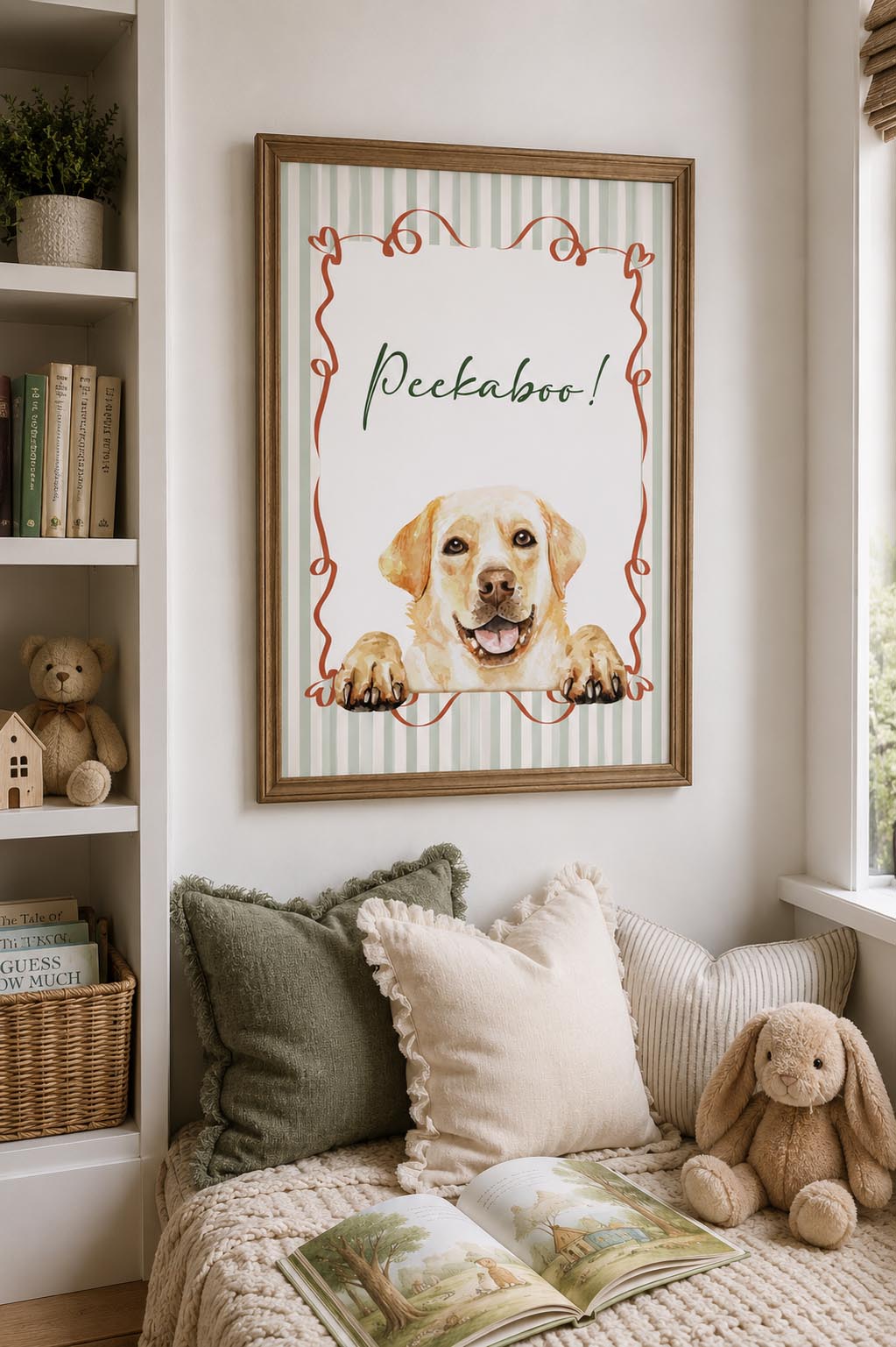 Labrador Fabric Wall Art Print