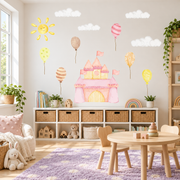 Fairy Rainbow Fabric Wall Decals