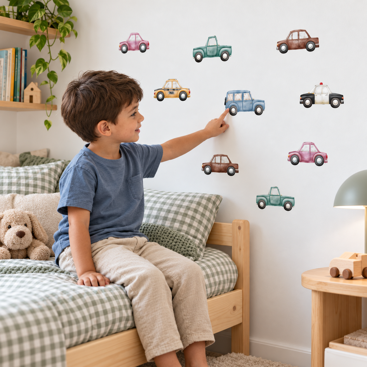 Cars Fabric Wall Decal - City