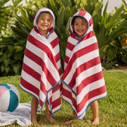 Multi-Purpose Striped Circus Hooded Towel & Blanket by Dos Junior