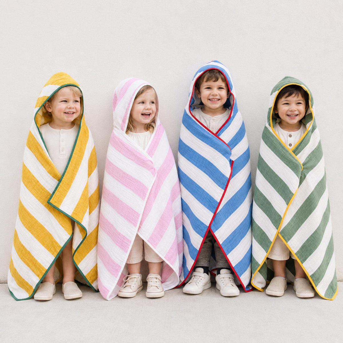 Multi-Purpose Striped Ocean Hooded Towel & Blanket product image 5 by Dos Junior