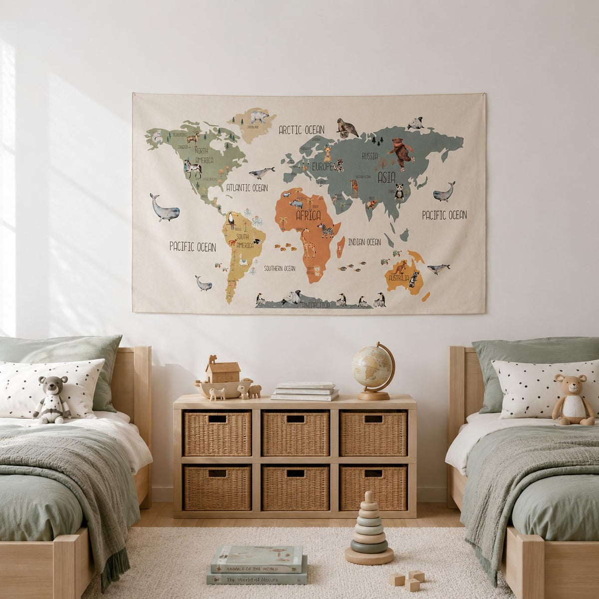 Nordic World Map Wall Decor product image 7 by Dos Junior