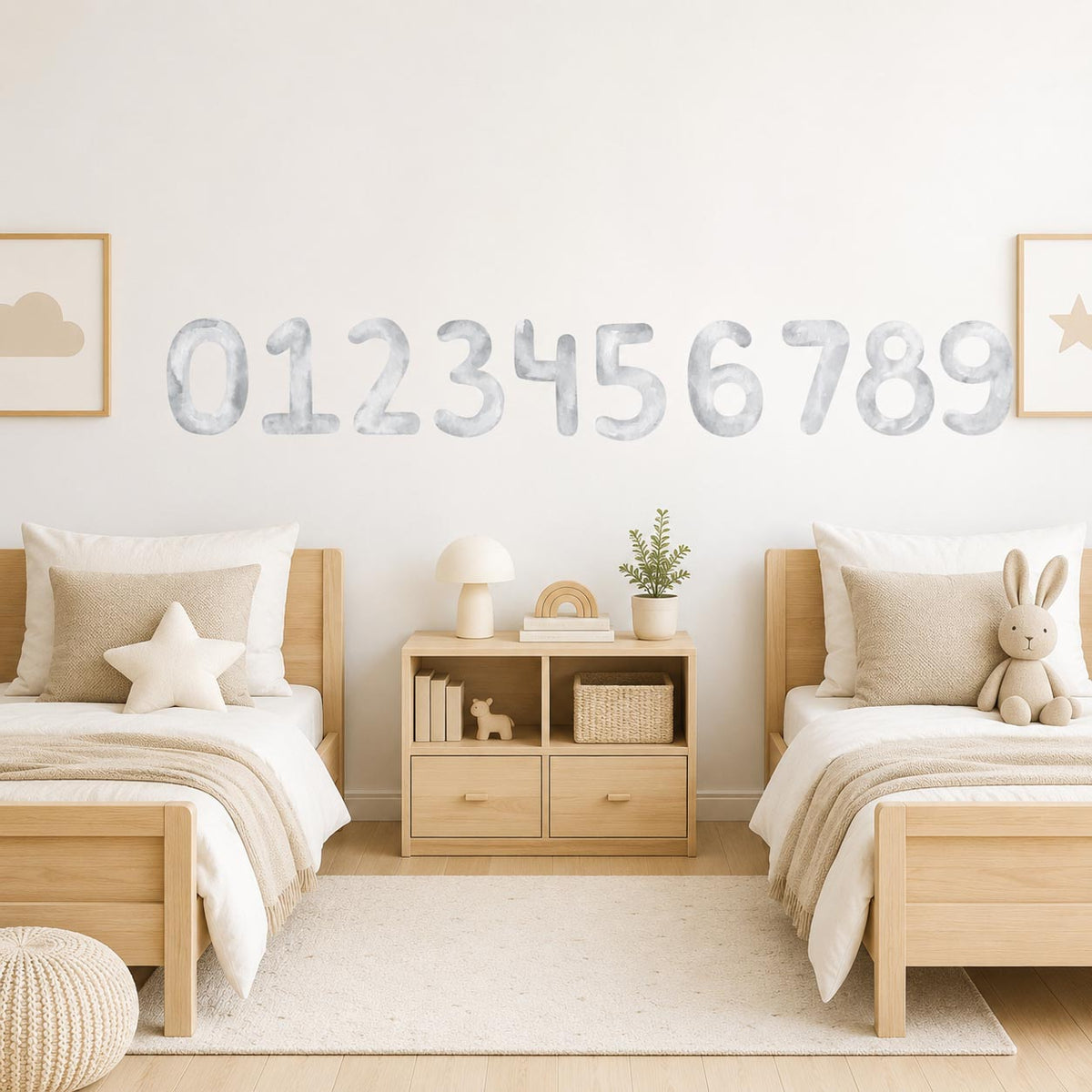 Numbers Textile Decal