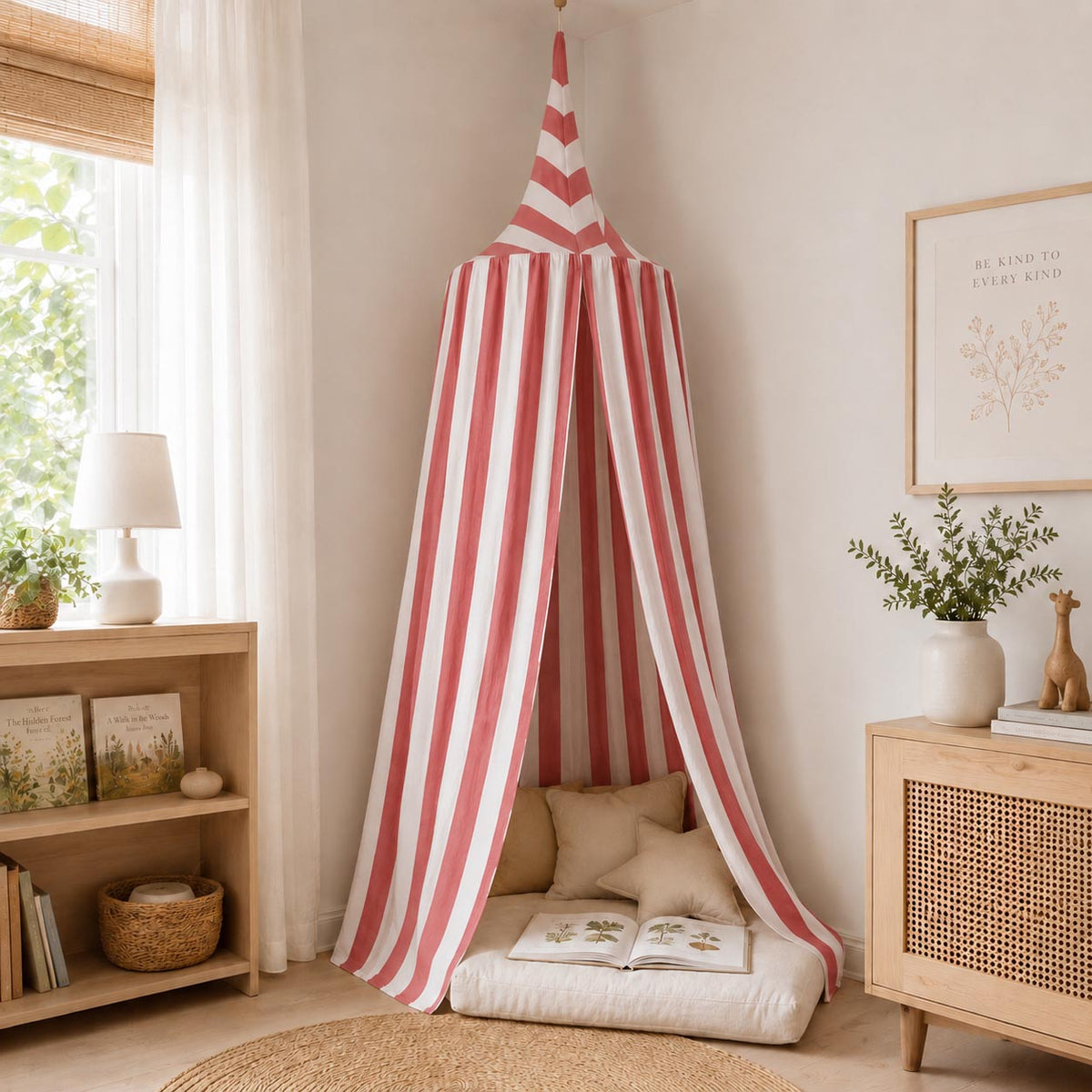 Kids Room Stripe Circus Canopy product image 3 by Dos Junior