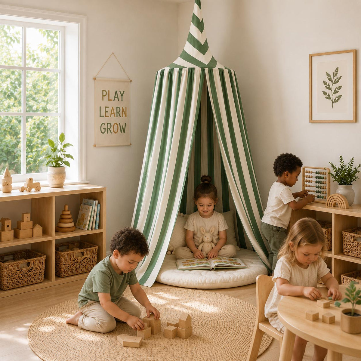 Kids Room Stripe Forest Canopy product image 3 by Dos Junior