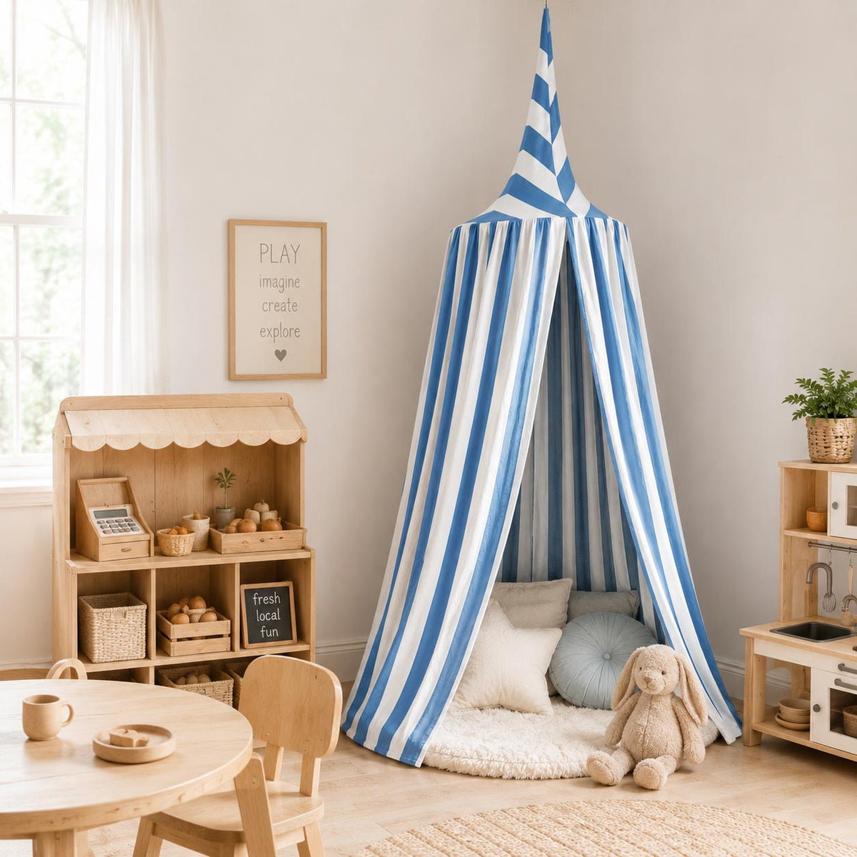 Kids Room Stripe Ocean Canopy product image 4 by Dos Junior