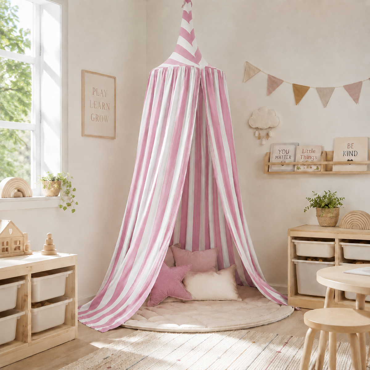 Kids Room Stripe Princess Canopy product image 8 by Dos Junior